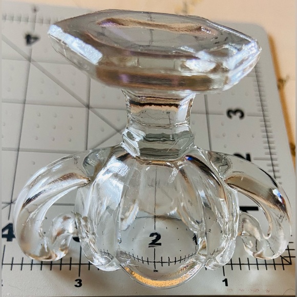 Early 1900’s Central Glass Works-(Krystol) Pedestal Dish Salt Dip/Cellar/Eyewash - Picture 6 of 16